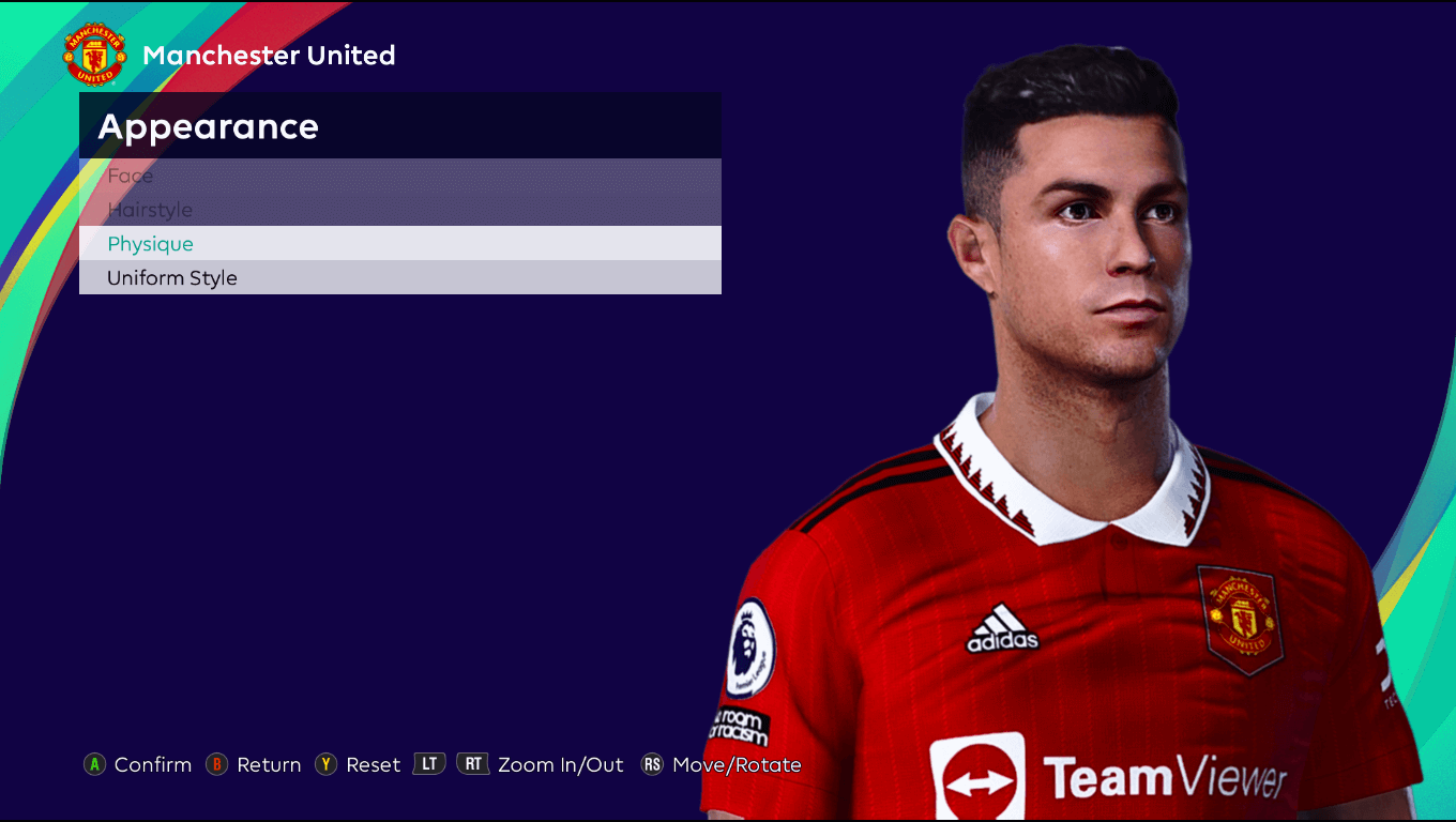 Face Cristiano Ronaldo PES 2021