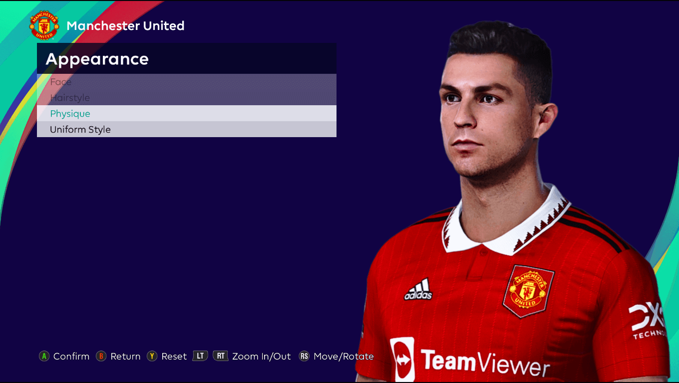 Face Cristiano Ronaldo PES 2021