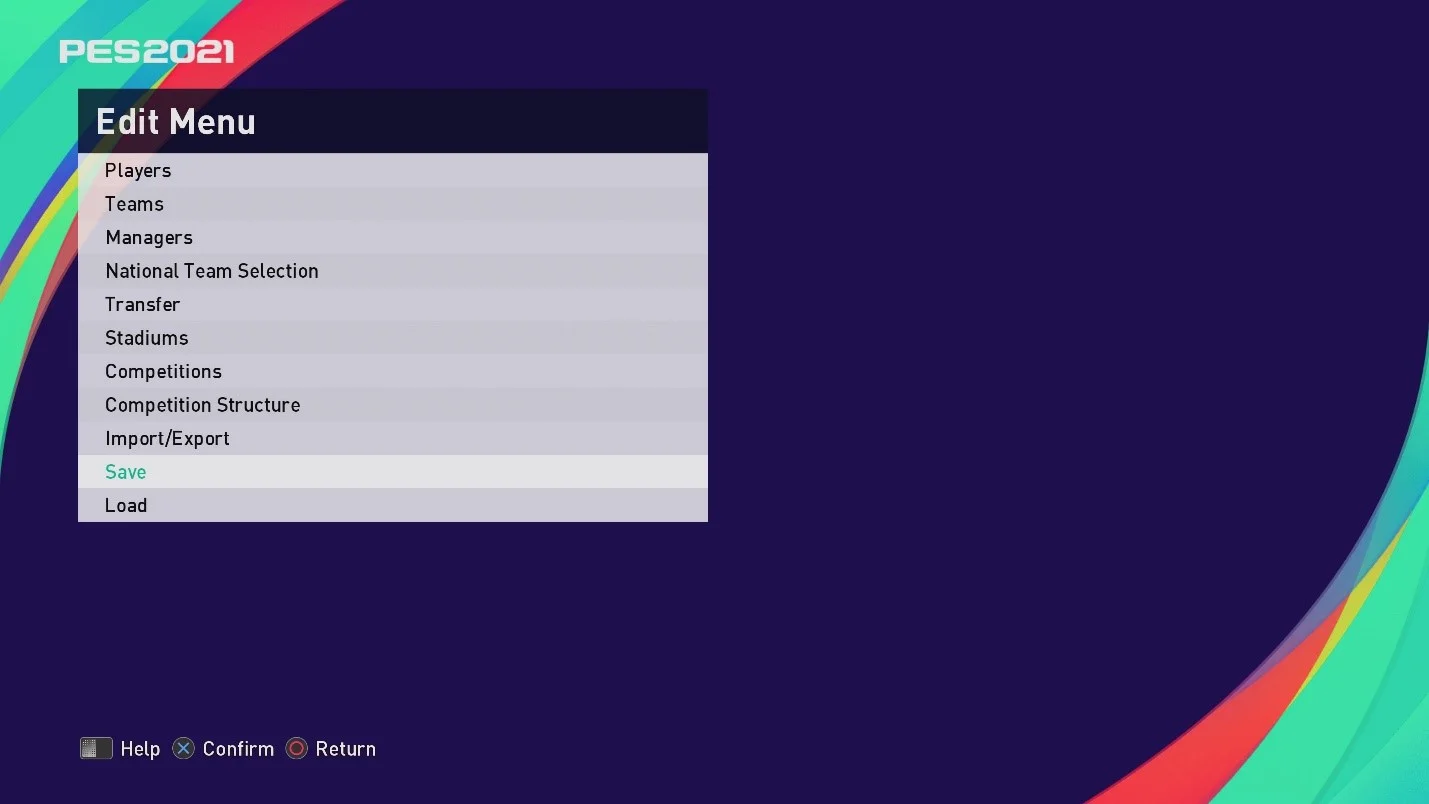 Tutorial install option files for PES 2021