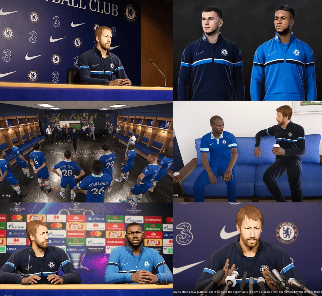 Chelsea coaching staff