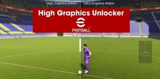 High Graphics Unlocker Efootball