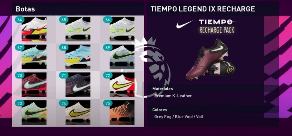 PES 2021 Boots pack World Cup 2022