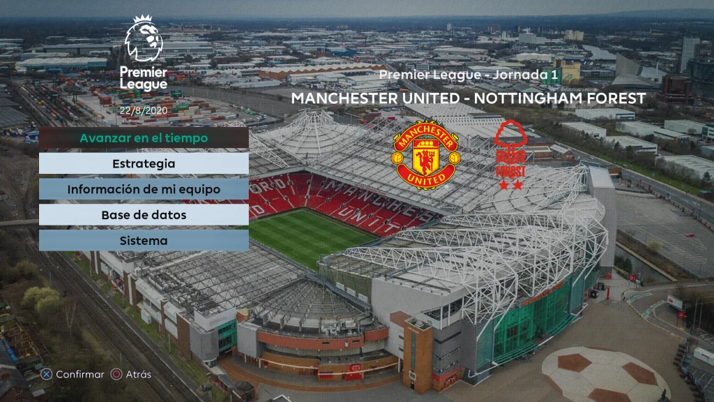 Mod pre-match menu PES 2021 - Menu and stadium background