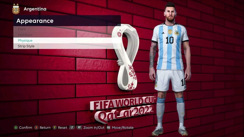 Argentina 3 stars kits PES2021