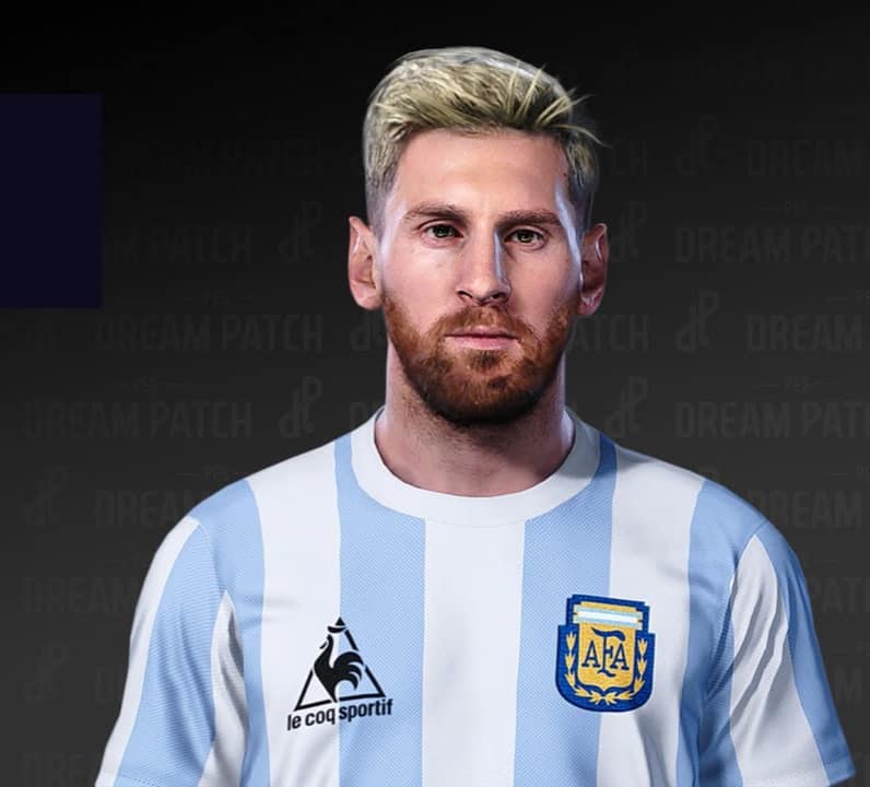 messi new face