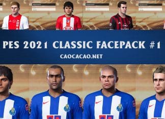 pes 2021 classic facepack