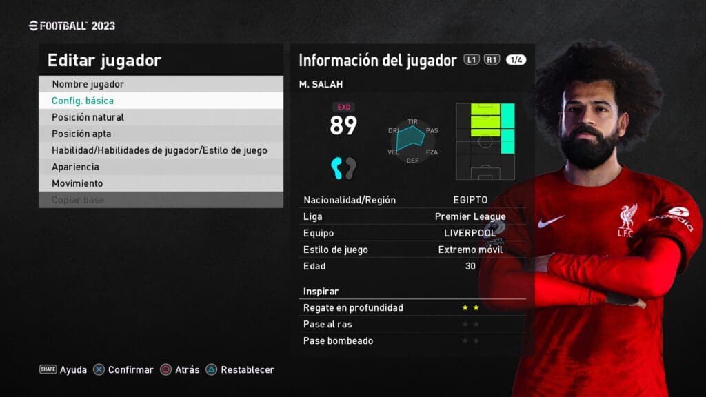 Face Mohamed Salah PES 2021 - Vua Ai Cập trong bóng đá