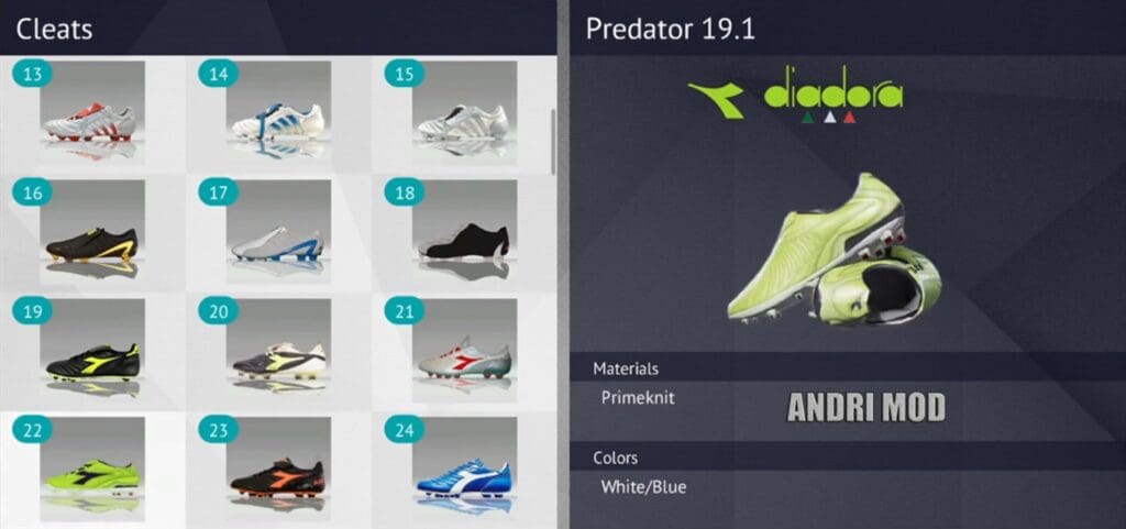PES 2021 Retro Boots Pack