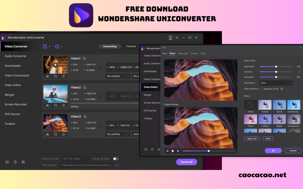 Tải về Wondershare UniConverter 15.0.1.5 – Công cụ mạnh mẽ chuyển đổi và chỉnh sửa Video