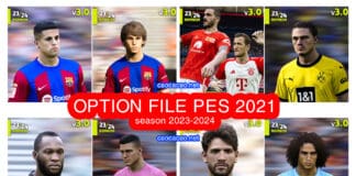 PES 2021 WEPES Option file PS4/PS5