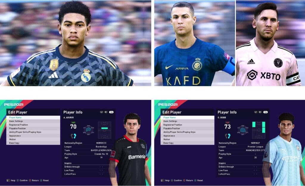 PES 2021 Option file PES 2021