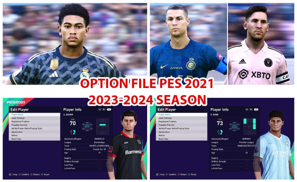  Download PES 2021 Option Files eFootball - 2022-23 Season