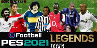 MGX Patch Legend PES 2021 Mod Games X