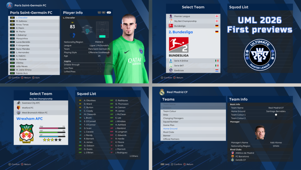 PES 2021 Ultimate Master League PES 2021