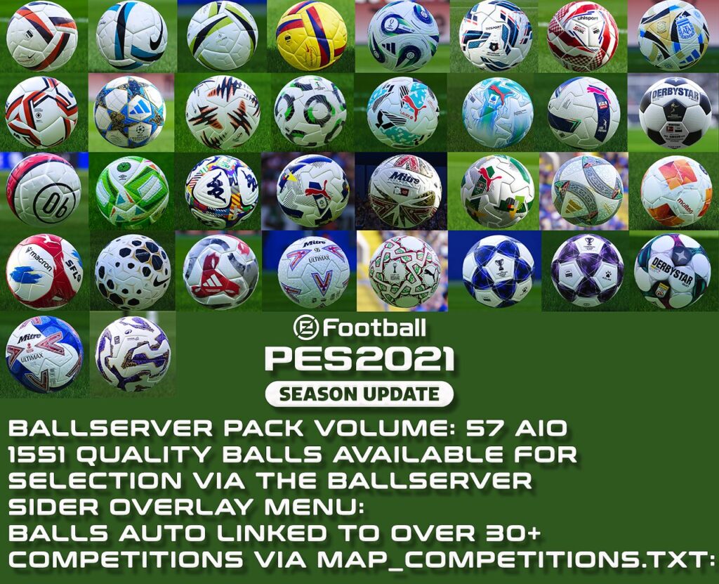 PES 2021 Ball pack